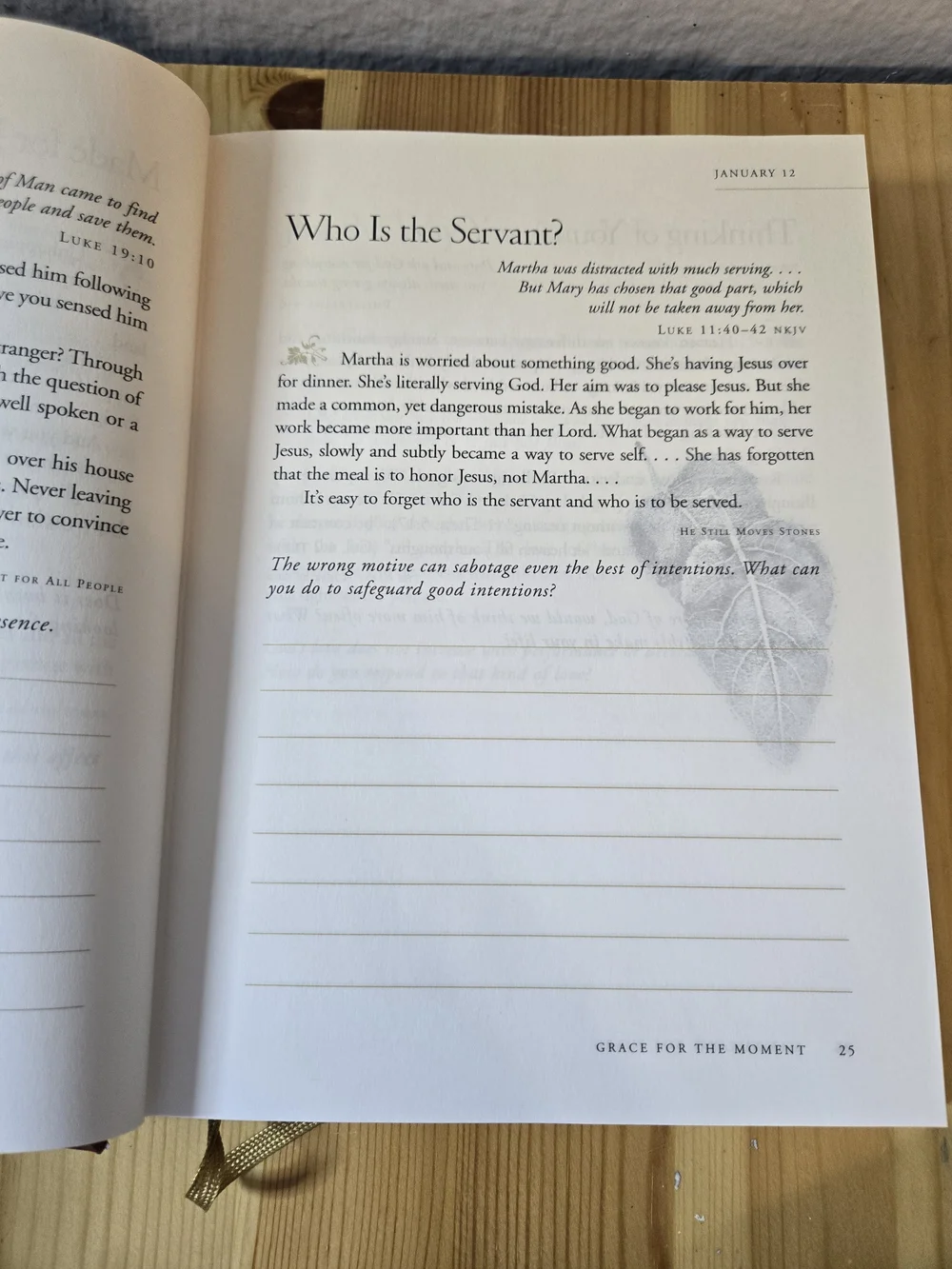 Grace for the Moment, Inspirational Journal